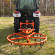 Load image into Gallery viewer, MechMaxx 72" Arena Spin Harrow Groomer with 35 Tines Cat.1 3 Point Hitch Grooming Attachment, AHG72
