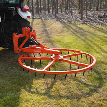 Load image into Gallery viewer, MechMaxx 72" Arena Spin Harrow Groomer with 35 Tines Cat.1 3 Point Hitch Grooming Attachment, AHG72