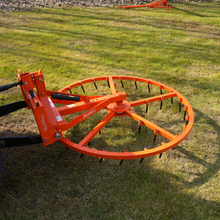 Load image into Gallery viewer, MechMaxx 72" Arena Spin Harrow Groomer with 35 Tines Cat.1 3 Point Hitch Grooming Attachment, AHG72