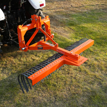 Load image into Gallery viewer, MechMaxx 72" Landscape Rake with 36 Tines 3 Point Hitch Tractor Attachment, LR72