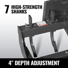 Load image into Gallery viewer, MechMaxx 72" Skid Steer Land Plane with 7 Adjustable Scarifier Shanks, Removable Sift Screen and Bolt-On Cutting Blades, SSLP72