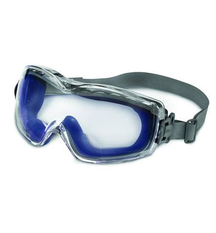Honeywell Uvex Stealth Reader Goggles, Clear Lens, Navy, Wrap-Around, Anti-Fog, 2.5 Diopter