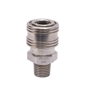 Prima Stainless Steel Coupler 1/4" MPT