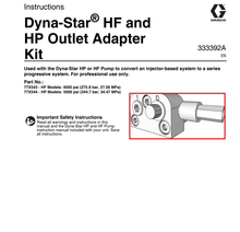 Load image into Gallery viewer, Graco 77X544 Dyna-StarÂ® Accessories - HP Manifold with 5,000 psi Pressure Relief - highlighted in parts diagram