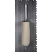Load image into Gallery viewer, Marshalltown 784S 5/16 X 5/16 X 7/16 Flat V Notched Trowel (6/Pack)
