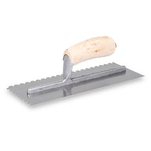 Load image into Gallery viewer, Marshalltown 786S 5/32 X 5/32 X 5/32 Flat V Notched Trowel (6/Pack)