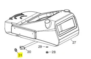 Veloci Heater Replacement Washer 26 x 44 x 4