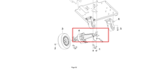 Load image into Gallery viewer, Kärcher 8.600-077.0 Axle, Motor Drive 36vdc - highlighted in parts diagram