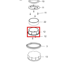 Load image into Gallery viewer, Kärcher 8.619-879.0 Diffuser Air with Screws - highlighted in parts diagram