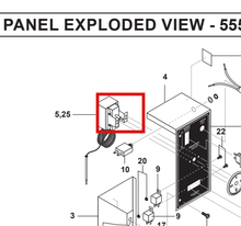 Load image into Gallery viewer, Kärcher 8.750-094.0 Thermostat, Adjustable, 302°F - highlighted in parts diagram