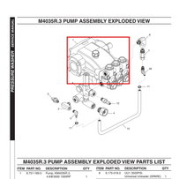 Load image into Gallery viewer, Kärcher 8.751-189.0 Pump, Km4035r.3, 4.8@3500 1500rp - highlighted in parts diagram
