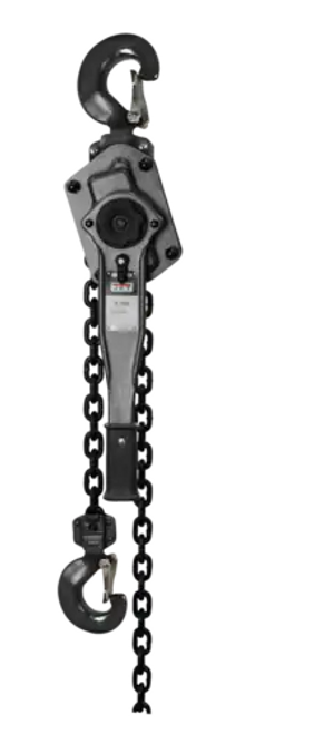 Jet Tools - JLA Series 3 Ton Lever Hoist 10' Lift & Shipyard Hooks