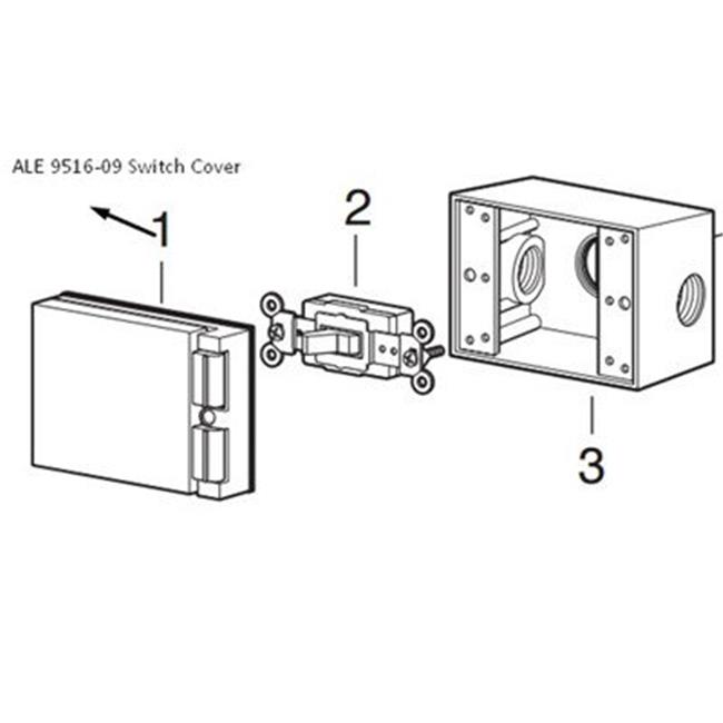 Allegro Industries 9516-09 Switch Cover for Blower