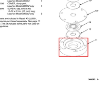 Load image into Gallery viewer, Graco 833166 Cap, Flat, Fluid Regulator - highlighted in parts diagram