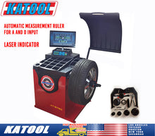Load image into Gallery viewer, Katool KT-B750 Wheel Balancer with Laser, Automatic Ruler and Wheel Guard