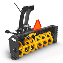 Load image into Gallery viewer, MechMaxx 72" 3 Point PTO Snow Blower 24" Impeller Diameter 360° Snow Chute (PTO Shaft Included with Slip Clutch), 25-65 HP, TSB72