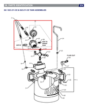 Load image into Gallery viewer, Binks 85-452 Air Control Assembly -- Ref 30, 83C &amp; 83Z Pressure Tank Manual SB-E-21-042 EN [ English ]