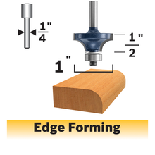 Load image into Gallery viewer, Bosch 1/4 In. x 1/2 In. Carbide-Tipped Roundover Router Bit