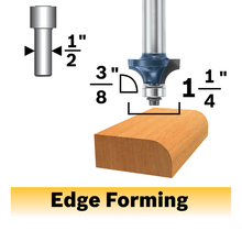 Load image into Gallery viewer, Bosch 3/8 In. x 5/8 In. Carbide-Tipped Roundover Router Bit