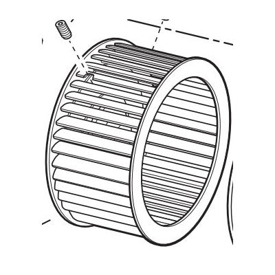 Allegro Industries 9505-09 Fan Wheel - Replacement Part for Gas Blower