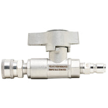 Load image into Gallery viewer, MTM Hydro Veloci SS10 Stainless 3/8" Ball Valve w/SS QC Installed - 20.0152