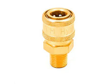 Load image into Gallery viewer, Veloci Brass Coupler 1/4&quot; MPT