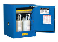 Load image into Gallery viewer, Sure-Grip® EX Countertop 4-gal.capacity Hazardous Material Cabinet w/ 1 Shelf &amp; 1 Self-Close Door - Royal Blue