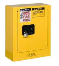 Load image into Gallery viewer, Sure-Grip® EX Mini Transportable Flammable Cabinet w/ 1 Shelf &amp; 1 Manual Close Door - Yellow