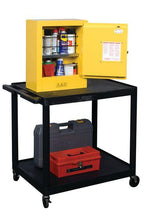 Load image into Gallery viewer, Sure-Grip® EX Mini Transportable Flammable Cabinet w/ 1 Shelf &amp; 1 Manual Close Door - Yellow