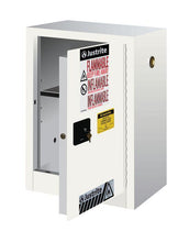 Load image into Gallery viewer, Sure-Grip® EX Compac 12-gal.capacity Flammable Cabinet w/ 1 Shelf &amp; 1 Manual Close Door - White