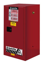 Load image into Gallery viewer, Sure-Grip® EX Compac 15-gal.capacity Flammable Cabinet w/ 1 Shelf &amp; 1 Manual Close Door - Red