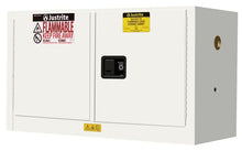 Load image into Gallery viewer, Sure-Grip® EX 17-gal.capacity Piggyback Flammable Safety Cabinet w/ 1 Shelf &amp; 2 Manual Close Doors - White