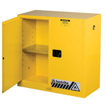 Load image into Gallery viewer, Sure-Grip® EX 30-gal.capacity Flammable Cabinet w/ 2 Doors Flammable Cabinet &amp; 1 Shelf  - Yellow