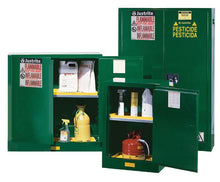 Load image into Gallery viewer, Sure-Grip® EX 30-gal.capacity Pesticides Safety Cabinet w/ 1 Shelf &amp; 2 Manual Close Doors - Green