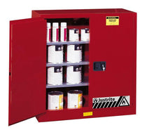 Load image into Gallery viewer, Sure-Grip® EX 40-gal. capacity Flammable storage Cabinet w/ 2 Doors-Manual Close &amp; 3 Shelves - Red