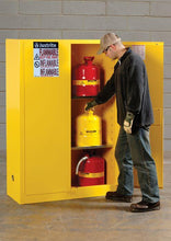 Load image into Gallery viewer, Justrite- Sure-Grip® EX 45-Gallon Flammable Safety Cabinet w/ 2 Doors &amp; 2 Shelves ( Manual Close)