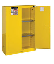 Load image into Gallery viewer, Sure-Grip® EX 45-gal.capacity Flammable Cabinet w/ 2 Doors-Self Close &amp; 2 Shelves - Yellow