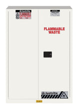 Load image into Gallery viewer, Sure-Grip® EX 45-gal.capacity Flammable Waste Cabinet w/ 2 Shelves &amp; 2 Self-Close Doors - White