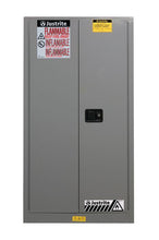 Load image into Gallery viewer, Sure-Grip® EX 60-gal.capacity Flammable Cabinet w/ 2 Shelves &amp; 2 Self-Close Doors - Gray