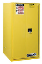 Load image into Gallery viewer, Sure-Grip® EX 96-gal. capacity Flammable storage Cabinet w/ 2 Doors-Self Close &amp; 5 Shelves - Yello