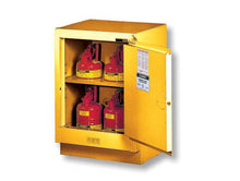 Load image into Gallery viewer, 15 Gallon Under Fume Hood Safety Cabinet Yellow 882400