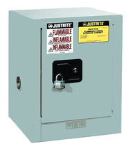 Load image into Gallery viewer, Grip® EX 4-gal.capacity Countertop Flammable Cabinet w/ 1 Shelf &amp; 1 Self Close Door - Gray