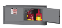 Load image into Gallery viewer, Sure-Grip® EX 12-gal.capacity Piggyback Flammable Safety Cabinet w/ 2 Self-Close - Gray