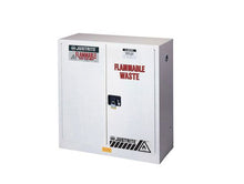 Load image into Gallery viewer, Sure-Grip® EX 30-gal.caapacity Flammable Waste Cabinet w/ 1 Shelf &amp; 2 Doors-Self-Close - White