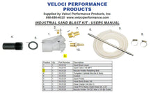 Load image into Gallery viewer, Thumb Screw 5/16" x 1" Nozzle Holding Bolt for Industrial Sandblast Kit