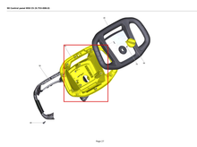 Load image into Gallery viewer, Kärcher 9.755-490.0 Control Panel Bottom Part Replacement - highlighted in parts diagram
