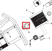 Load image into Gallery viewer, Kärcher 9.802-449.0 Switch - highlighted in parts diagram