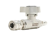 Load image into Gallery viewer, MTM Hydro Veloci SS10 Stainless 3/8" Ball Valve w/SS QC Installed - 20.0152