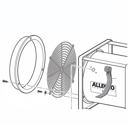 Allegro Blower Duct Ring Adapter, Pl, 951503RP