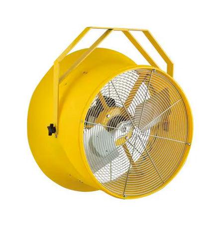 Allegro Fan, High Output, 1725 RPM, Yellow, 22 in.